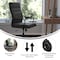 Flash Furniture Black LeatherSoft Roller Wheel Executive Chair GO-2286H-BK-BK-RLB-GG - alternate 8